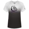 Women's V-Neck Ombre T-Shirt Thumbnail